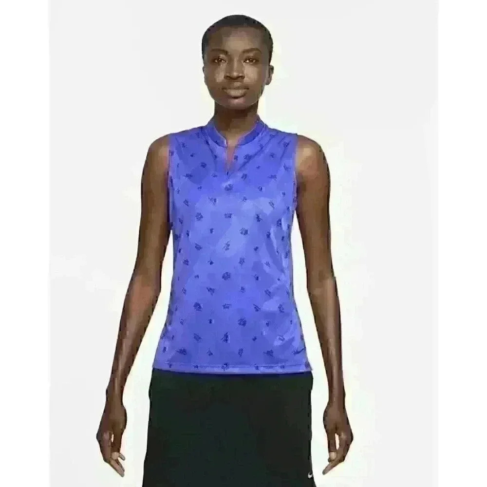 New! Nike Women's Xs Dri-Fit Victory Sleeveless Golf Polo
